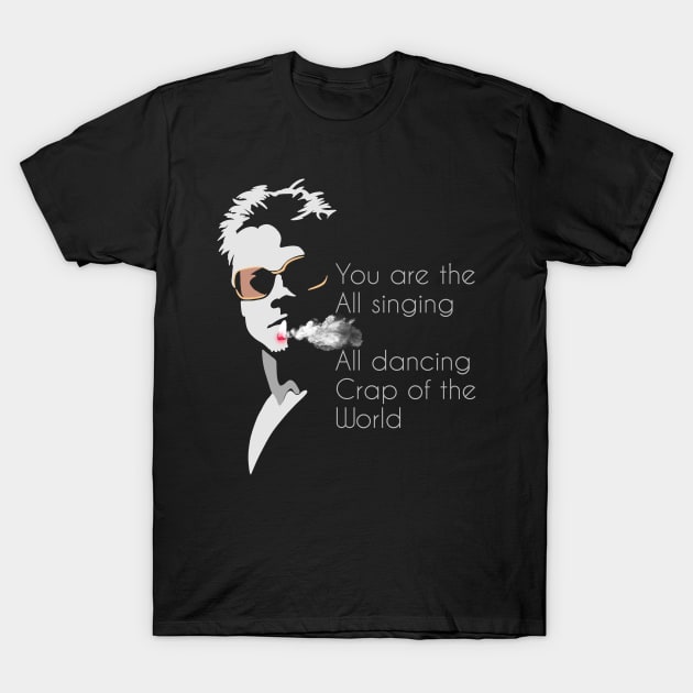 Tyler Durden quote T-Shirt by Randomart